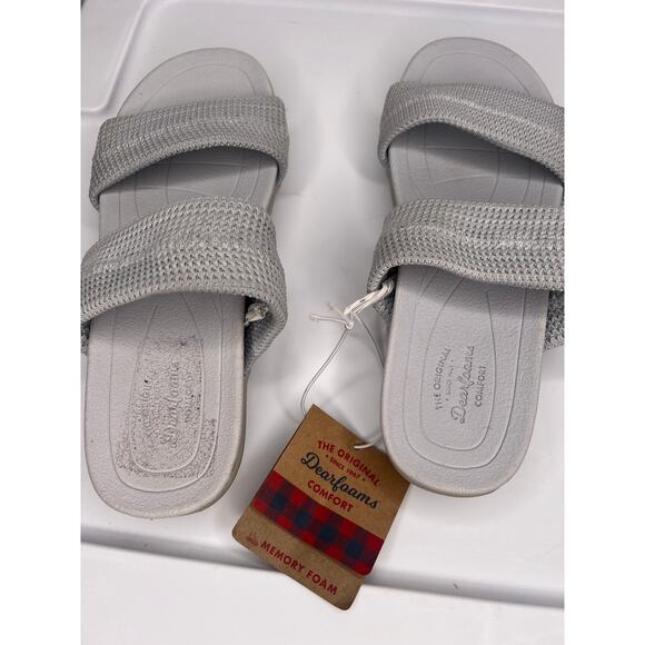 NWT Dearfoams Comfort Memory Foam Sandals - Picture 7 of 11